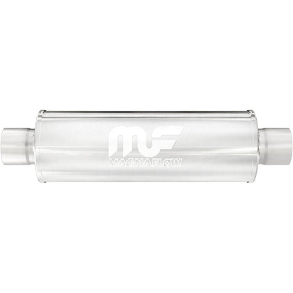 MagnaFlow 4 in. x 14 in. Round Straight-Through Performance Exhaust Muffler Center/Center