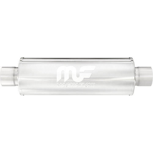 MagnaFlow 4 in. x 14 in. Round Straight-Through Performance Exhaust Muffler 10419