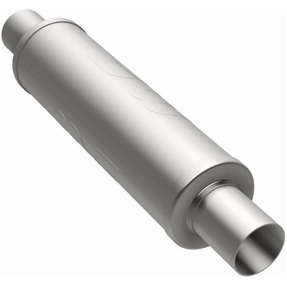 MagnaFlow 4 in. x 14 in. Round Straight-Through Performance Exhaust Muffler 10445