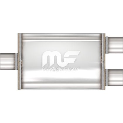 MagnaFlow 5 in. x 8 in. x 18 in. Oval Straight-Through Performance Exhaust Muffler Center/Dual