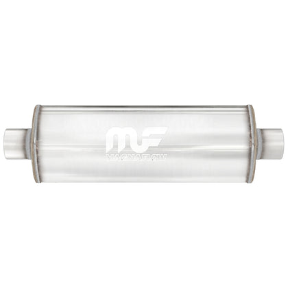 MagnaFlow 6 in. x 18 in. Round Straight-Through Performance Exhaust Muffler Center/Center