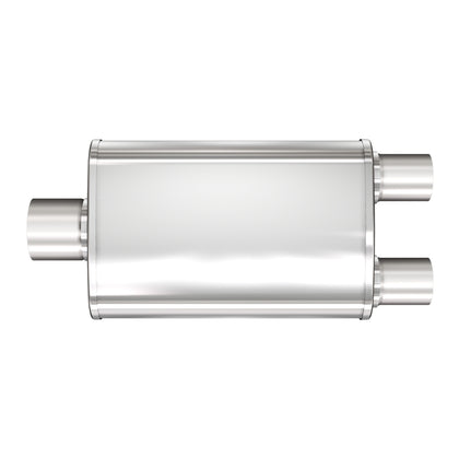 MagnaFlow XL Series 4 in. x 9 in. x 14 in. Oval Multi-Chamber Performance Exhaust Muffler Center/Dual