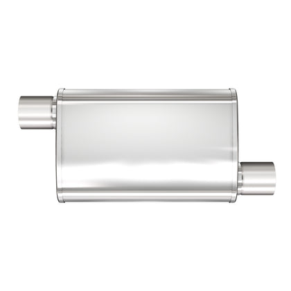 MagnaFlow XL Series 4 in. x 9 in. x 14 in. Oval Multi-Chamber Performance Exhaust Muffler Offset/Offset