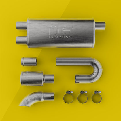 MagnaFlow 5 in. x 8 in. x 18 in. Oval Straight-Through Performance Exhaust Muffler 14009