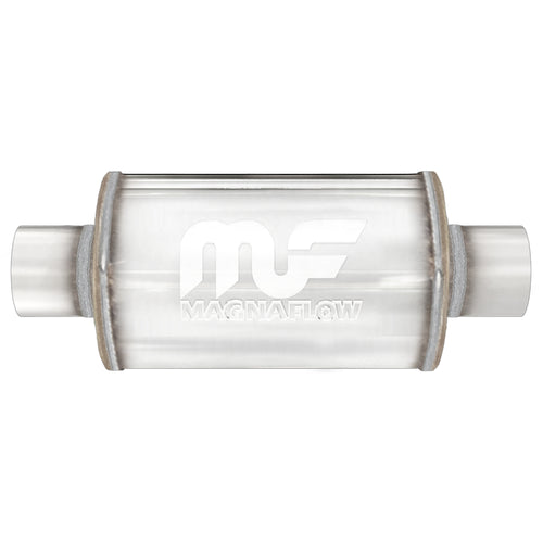MagnaFlow 4 in. x 6 in. Round Straight-Through Performance Exhaust Muffler 14156