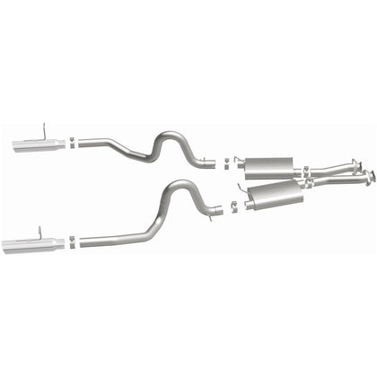 MagnaFlow 1994-1995 Ford Mustang 5.0L / 1996-1998 Ford Mustang 4.6L Street Series Cat-Back Performance Exhaust System 15638