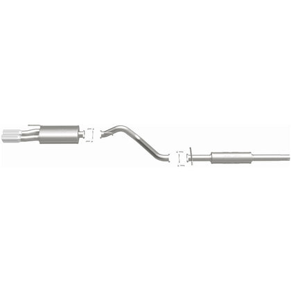 MagnaFlow 1993-1998 Volkswagen Golf 2.0L / 1995-1999 Volkswagen Golf 2.8L Touring Series Cat-Back Performance Exhaust System 15670