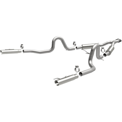 MagnaFlow 1999-2004 Ford Mustang 3.8L / 2004 Ford Mustang 3.9L Street Series Cat-Back Performance Exhaust System 15717