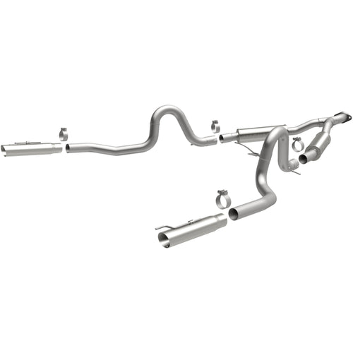 MagnaFlow 1999-2004 Ford Mustang 3.8L / 2004 Ford Mustang 3.9L Street Series Cat-Back Performance Exhaust System 15717