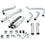 MagnaFlow 2000-2003 Chevrolet S10 4.3L / 2000-2003 GMC Sonoma 4.3L Street Series Cat-Back Performance Exhaust System 15796