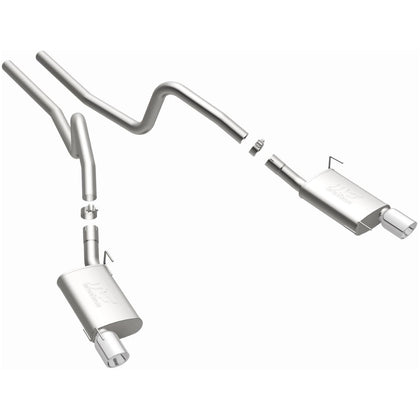 MagnaFlow 2005-2009 Ford Mustang 4.6L / 2007-2009 Ford Mustang Shelby GT500 5.4L Street Series Cat-Back Performance Exhaust System 15881
