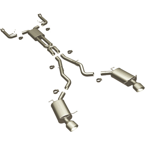 MagnaFlow 2004-2005 BMW 645Ci 4.4L / 2006-2010 BMW 650i 4.8L Touring Series Cat-Back Performance Exhaust System 16560