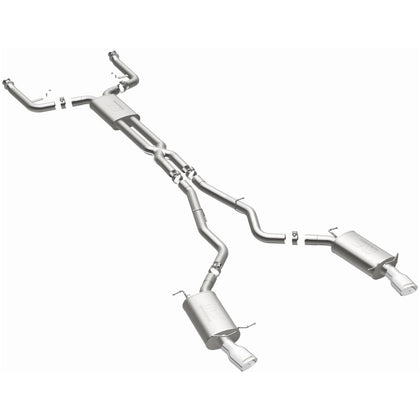 MagnaFlow 2004-2005 BMW 645Ci 4.4L / 2006-2010 BMW 650i 4.8L Touring Series Cat-Back Performance Exhaust System 16560