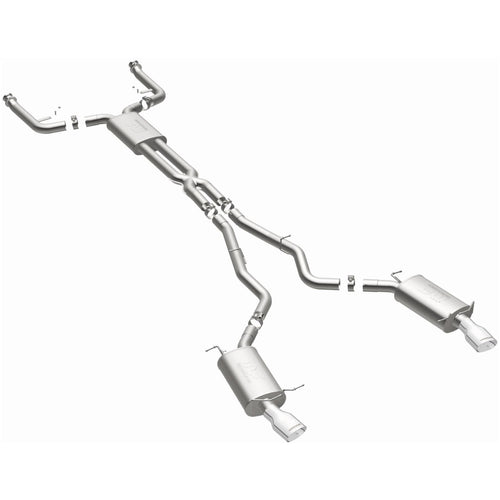 MagnaFlow 2004-2005 BMW 645Ci 4.4L / 2006-2010 BMW 650i 4.8L Touring Series Cat-Back Performance Exhaust System 16560
