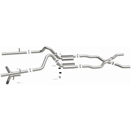 MagnaFlow 1955-1957 Chevrolet Bel Air 4.3L / 1957 Chevrolet Bel Air 4.6L Street Series Performance Exhaust System 16596