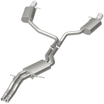 MagnaFlow 2012-2015 Audi A7 Quattro 3.0L / 2012-2015 Audi A6 Quattro 3.0L Touring Series Cat-Back Performance Exhaust System 19159