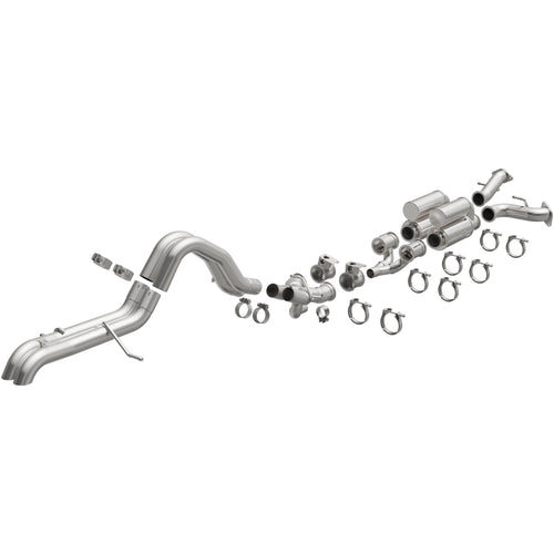 MagnaFlow® 2022-2027 Ford Bronco Raptor 3.0L Overland Series™ Cat-Back Performance Exhaust System 19619