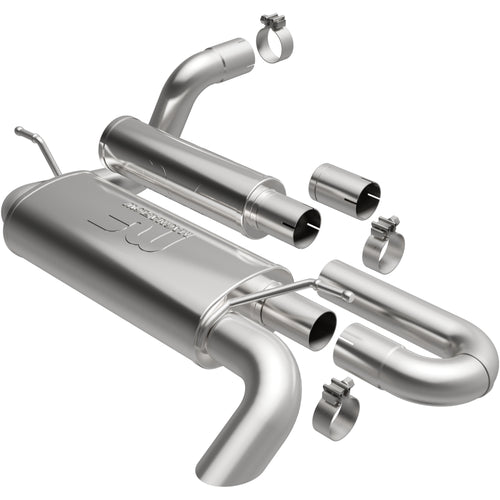 MagnaFlow® 2018-2027 Jeep Wrangler 2.0L / 2018-2027 Jeep Wrangler 3.6L Overland Series™ Axle Back Performance Exhaust System 19620