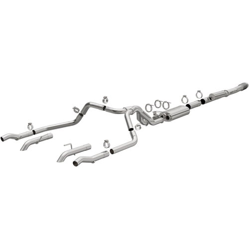 MagnaFlow® 2024-2026 Chevrolet Silverado 1500 ZR2 6.2L / 2024-2026 GMC Sierra 1500 AT4X 6.2L Overland Series™ Cat-Back Performance Exhaust System 19703