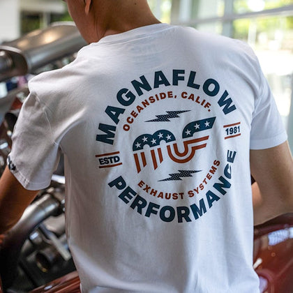 MagnaFlow "Flow Stamp" T-Shirt – White