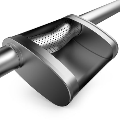 MagnaFlow 4 in. x 9 in. x 11 in. Oval Straight-Through Performance Exhaust Muffler 11375