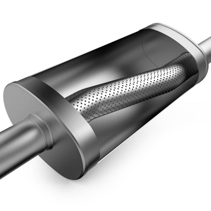 MagnaFlow 4 in. x 9 in. x 14 in. Oval Straight-Through Performance Exhaust Muffler 11225