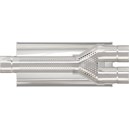MagnaFlow 7 in. x 30 in. Round Straight-Through Performance Exhaust Muffler 12762