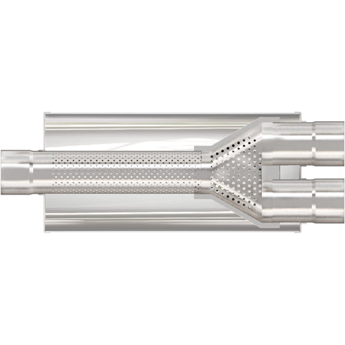 MagnaFlow 7 in. x 30 in. Round Straight-Through Performance Exhaust Muffler 12762
